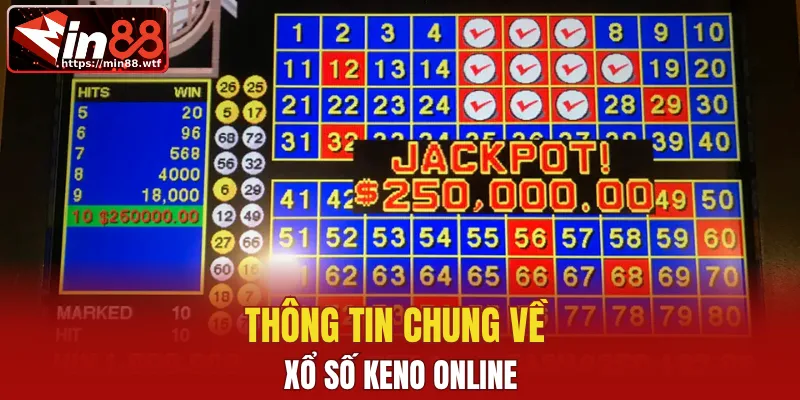 Thông tin chung về xổ số Keno online
